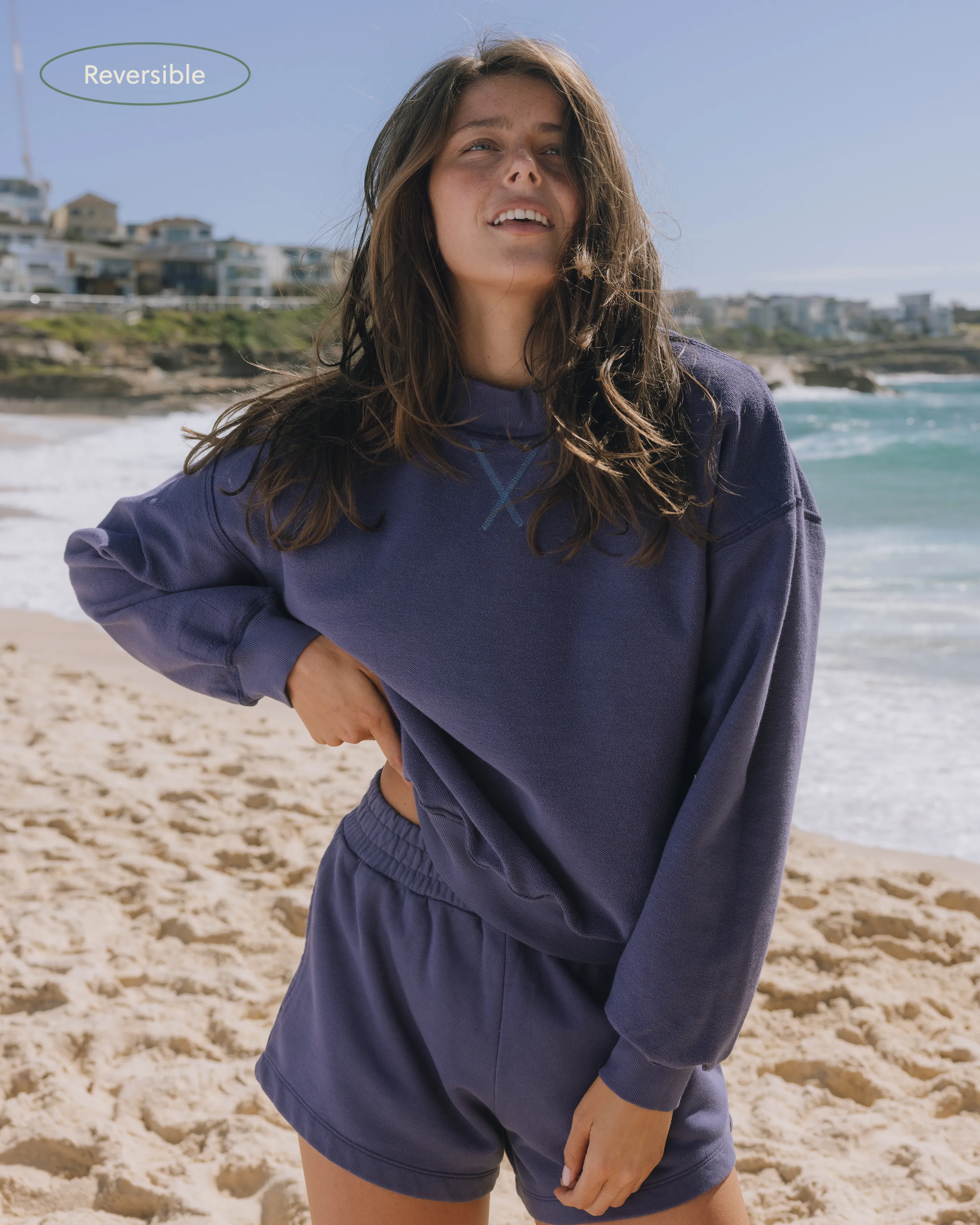 Vintage Crew - Navy + Cabana with Tonal Patch sold by Daily Drills product image thumbnail 4