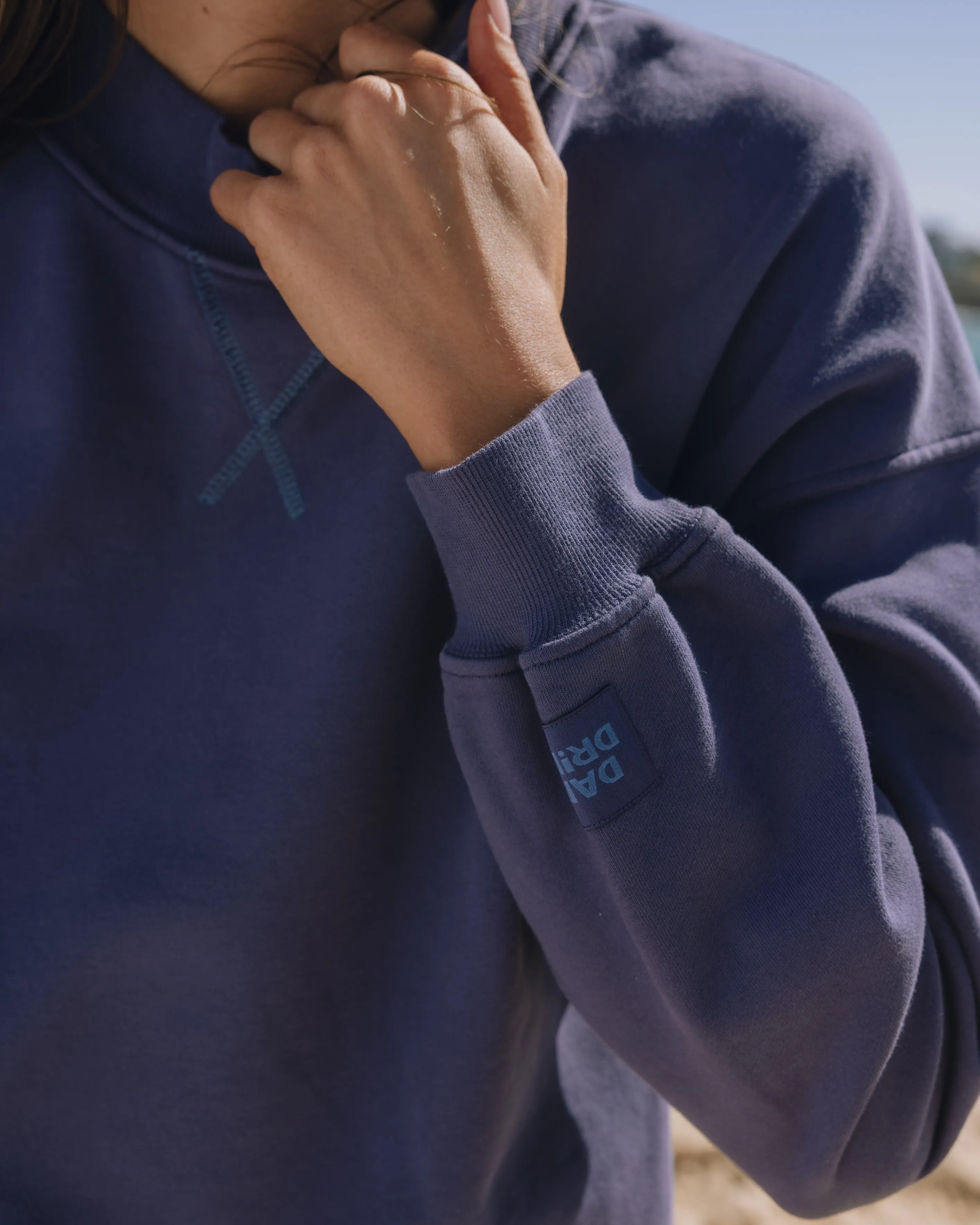 Vintage Crew - Navy + Cabana with Tonal Patch sold by Daily Drills product image thumbnail 3