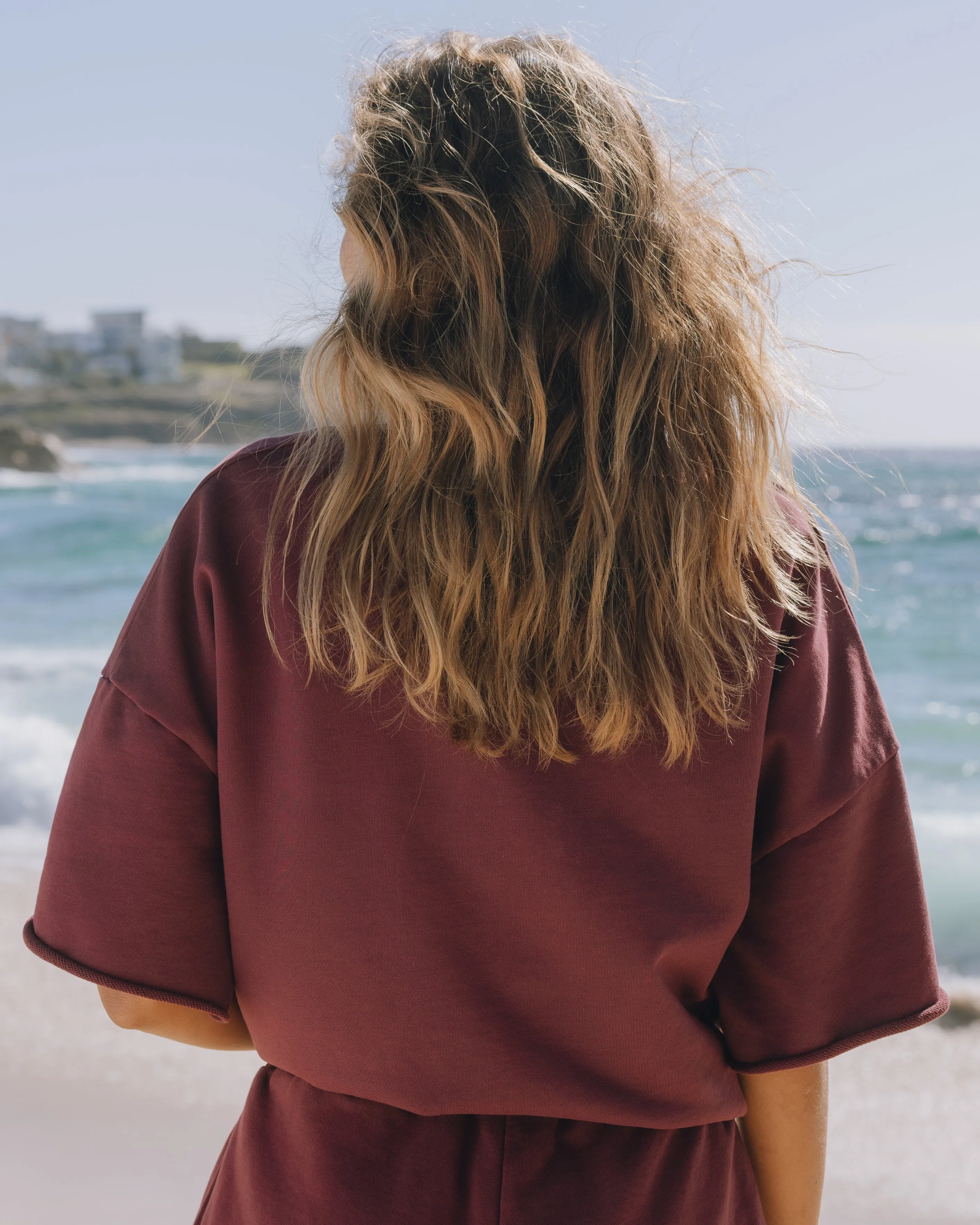 Cropped Sleeve Vintage Crew - Bodega + Heart with Tonal Patch sold by Daily Drills product image thumbnail 2