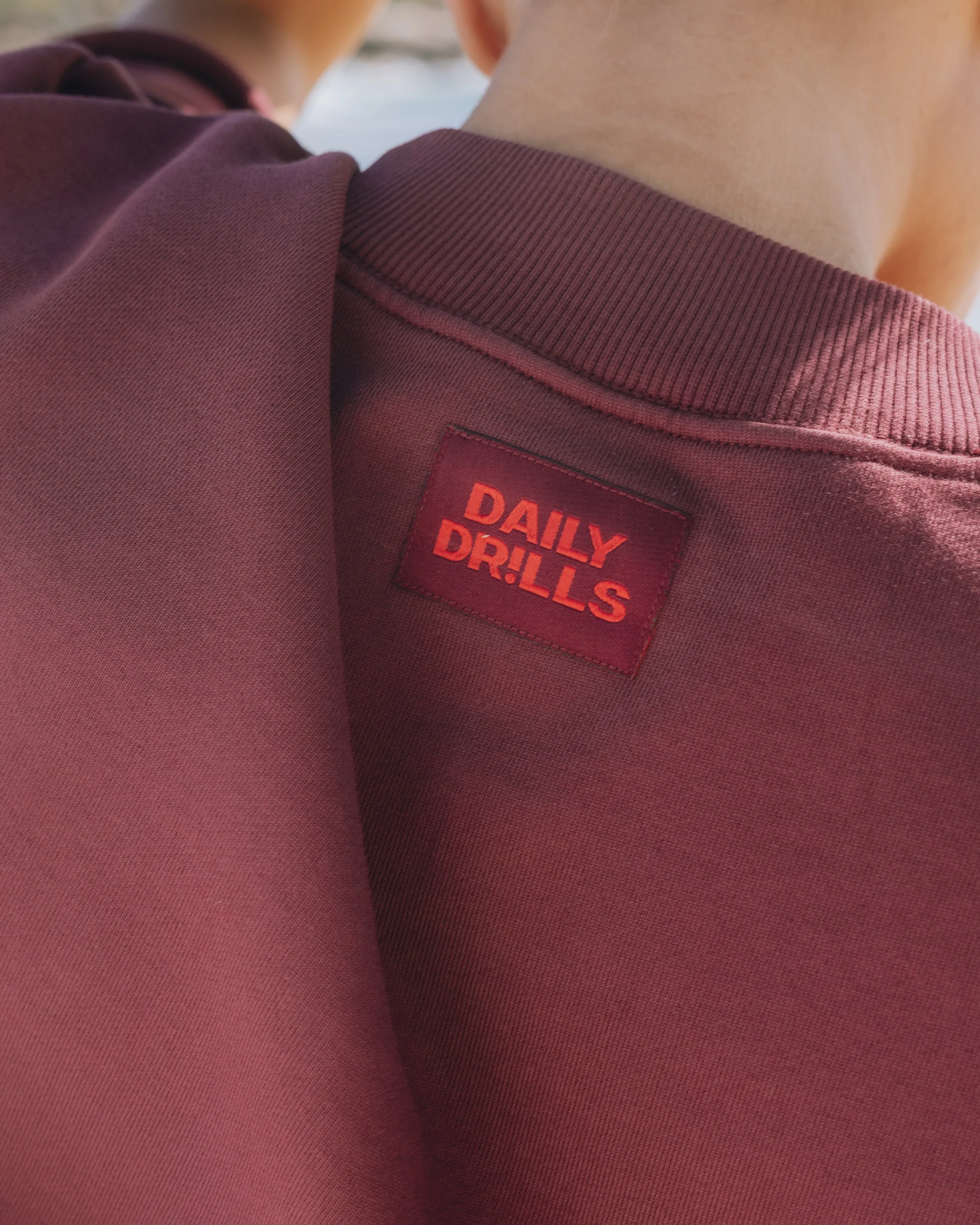 Cropped Sleeve Vintage Crew - Bodega + Heart with Tonal Patch sold by Daily Drills product image thumbnail 4