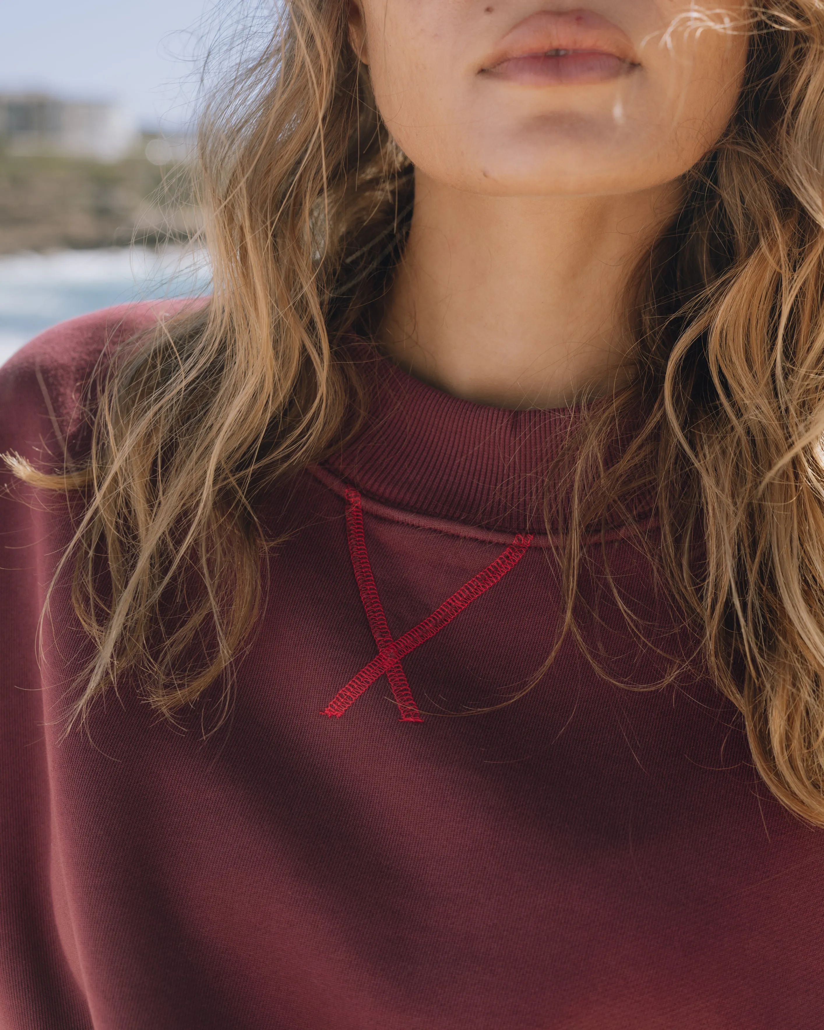 Cropped Sleeve Vintage Crew - Bodega + Heart with Tonal Patch sold by Daily Drills product image thumbnail 3