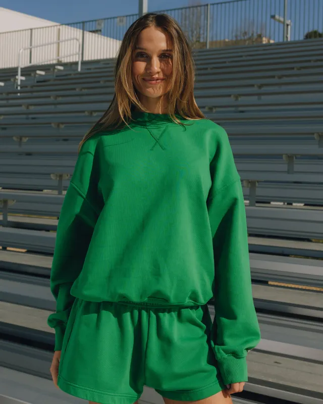 Vintage Crew - Kelly Green made by Daily Drills