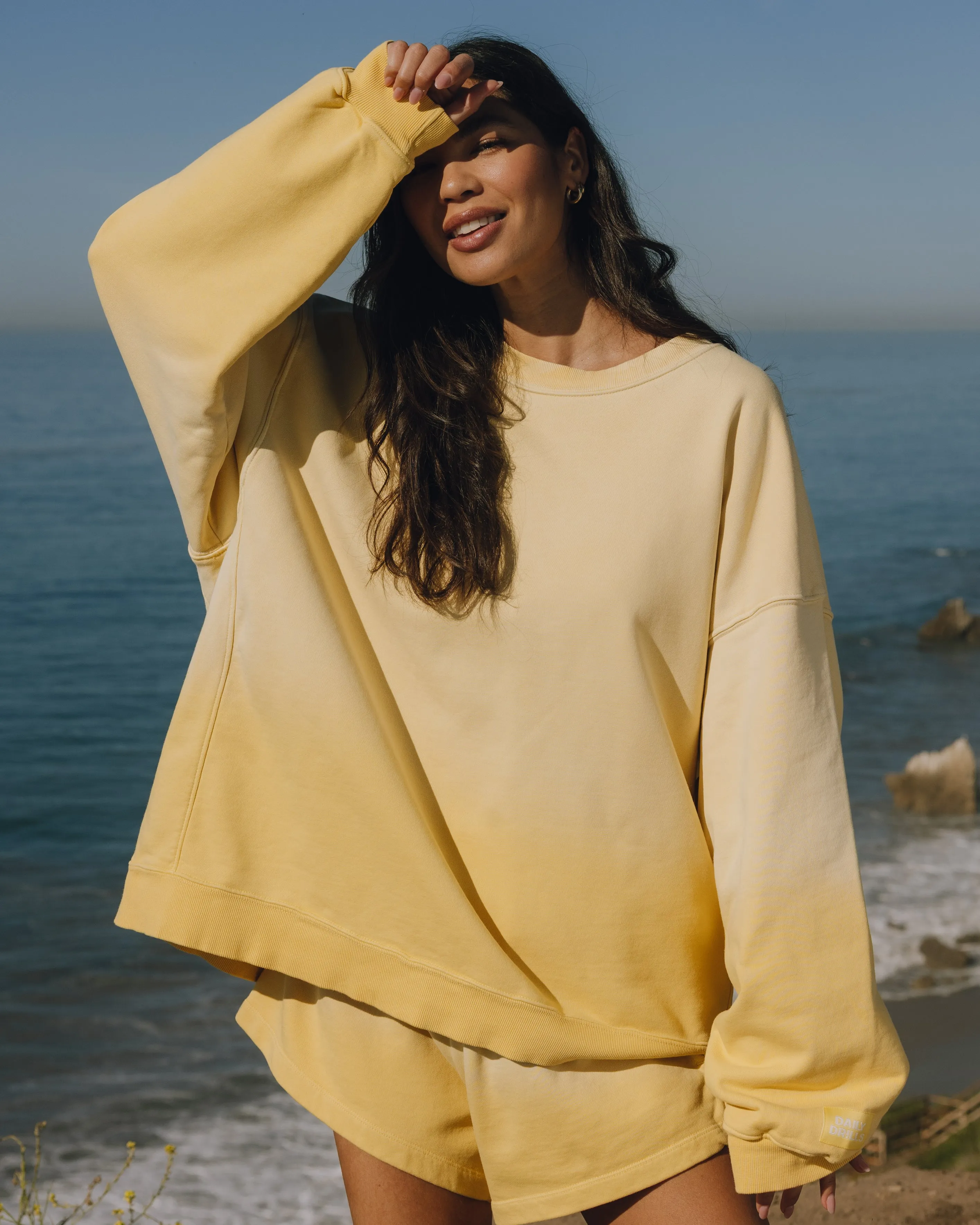 Oversized Thermal - Sunsoaked Sunny with Monochrome Patch sold by Daily Drills