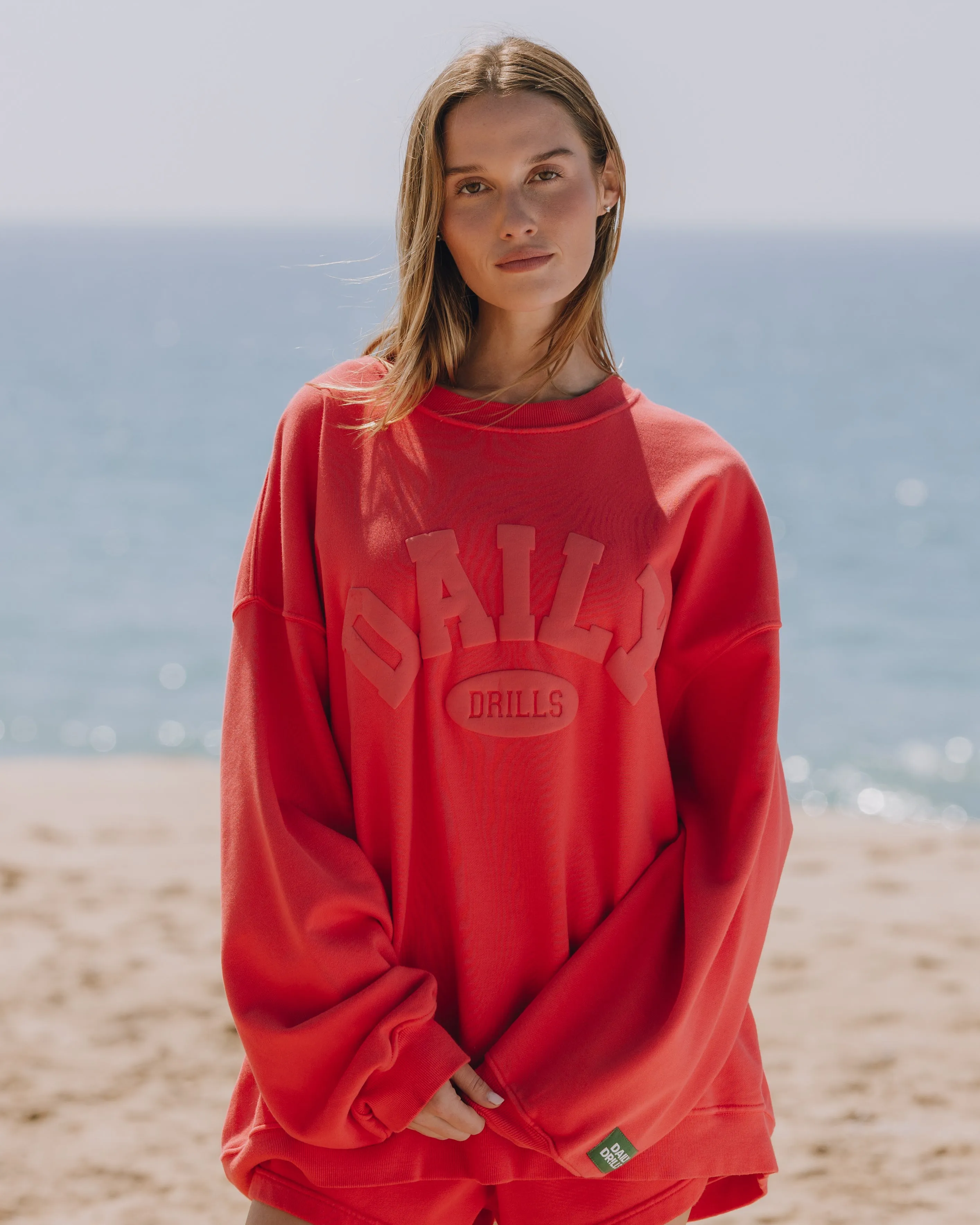 Oversized Daily Crew - Heart sold by Daily Drills product image thumbnail 2