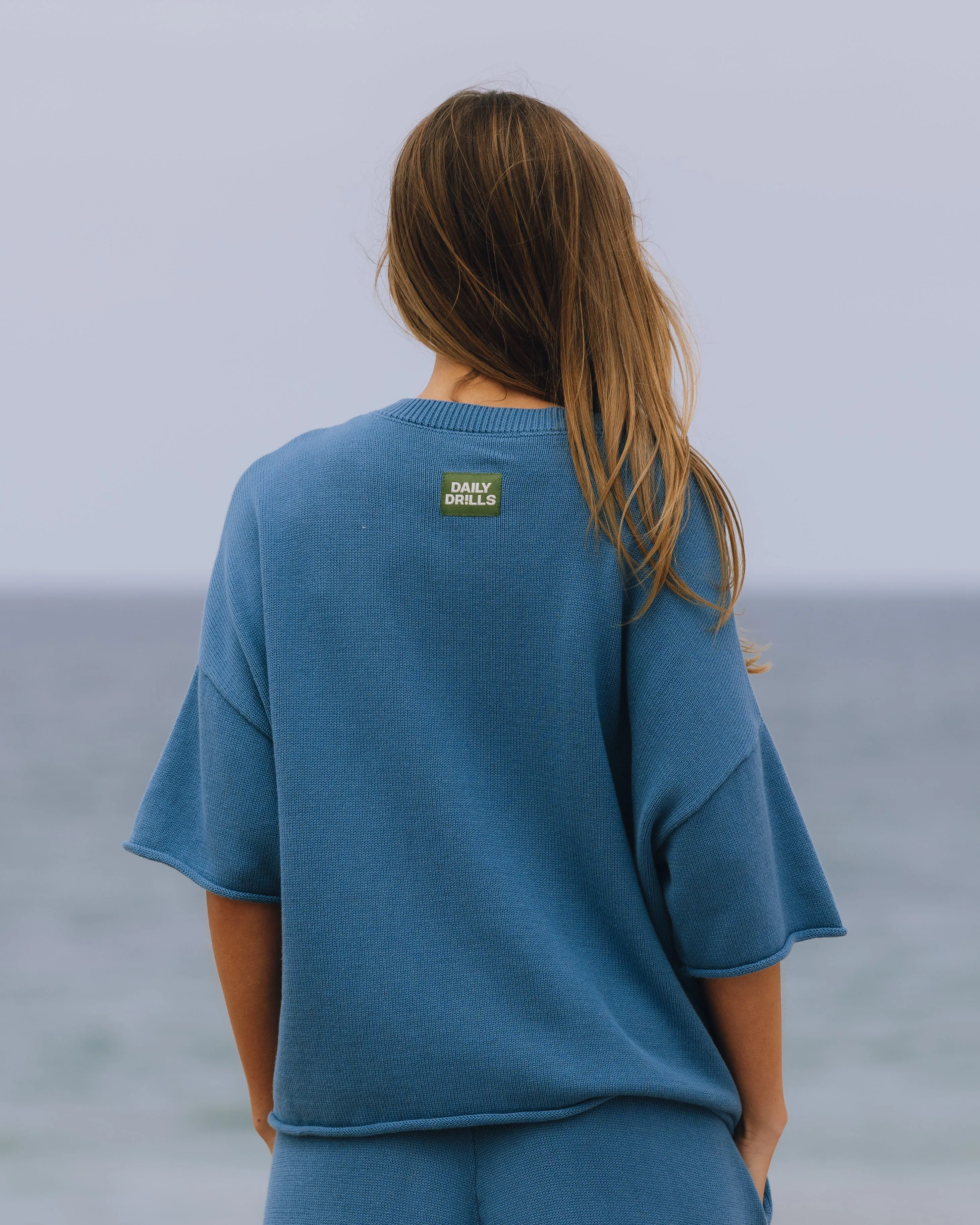 Beach Knit Cropped Sleeve - Cabana sold by Daily Drills product image thumbnail 3
