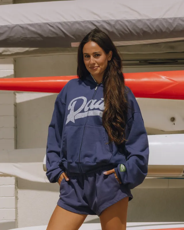 Americana Zip Hoodie - Navy made by Daily Drills