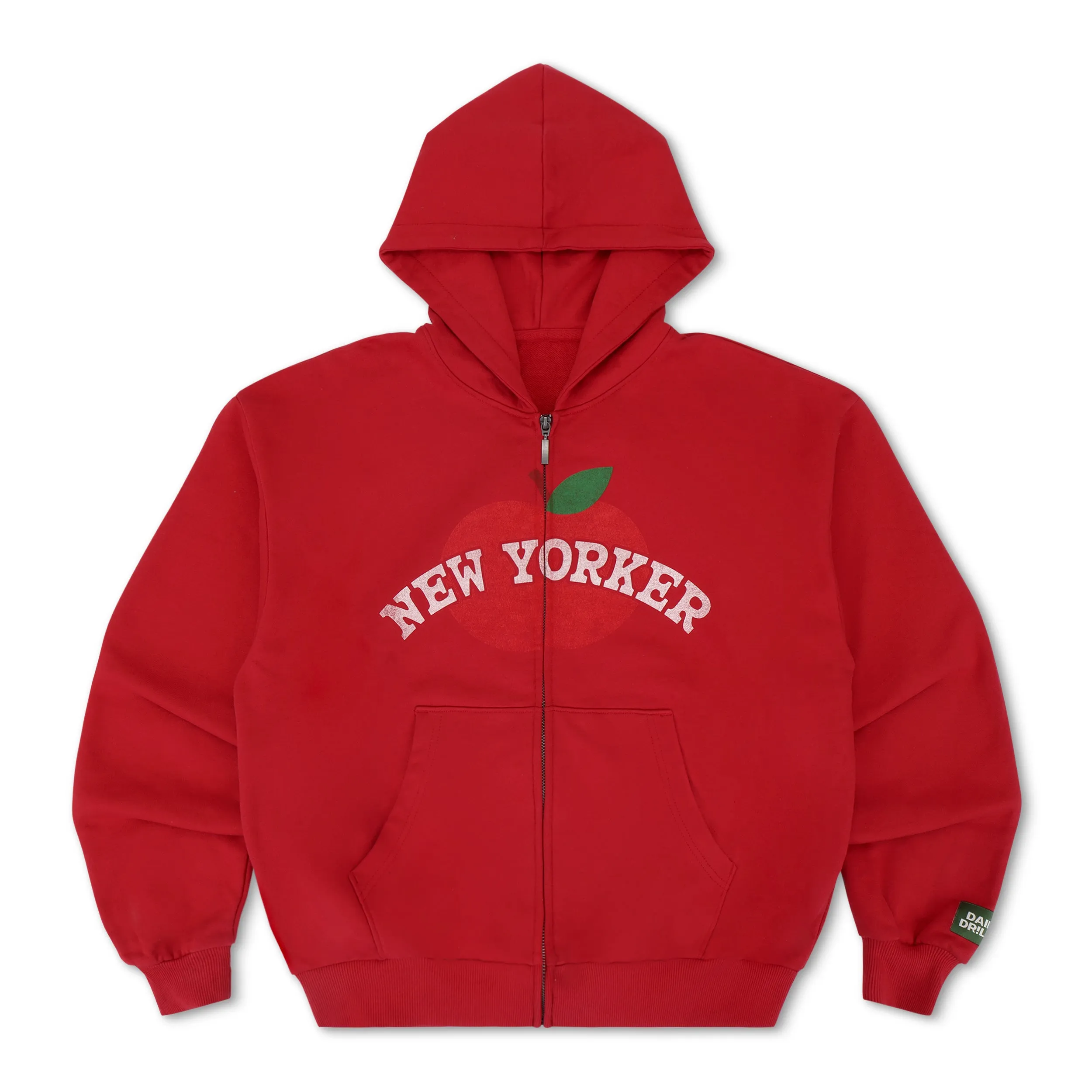 New Yorker Zip Hoodie - Vintage Red sold by Daily Drills
