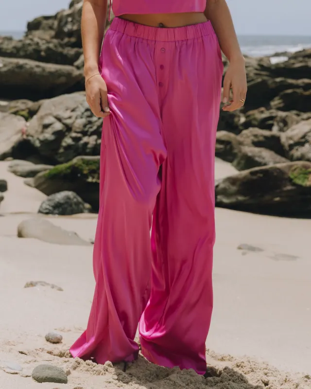 Silky Resort Pants - Hot Pink sold by Daily Drills