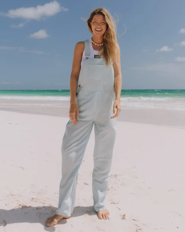 Linen Overalls - Light Blue sold by Daily Drills