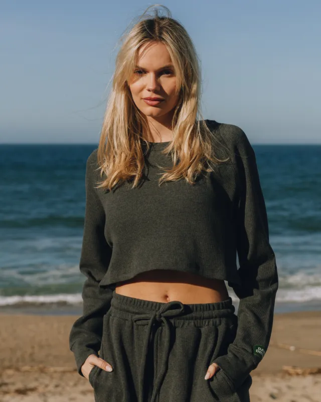 Cropped Thermal - Vintage Black made by Daily Drills