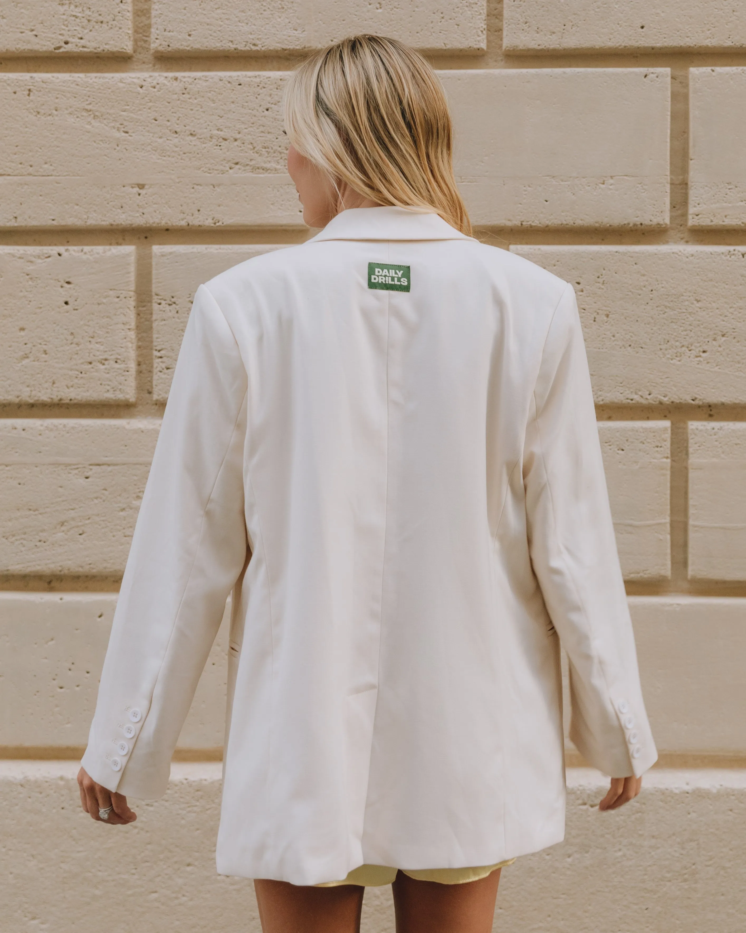 Oversized Blazer - Beige sold by Daily Drills product image thumbnail 2