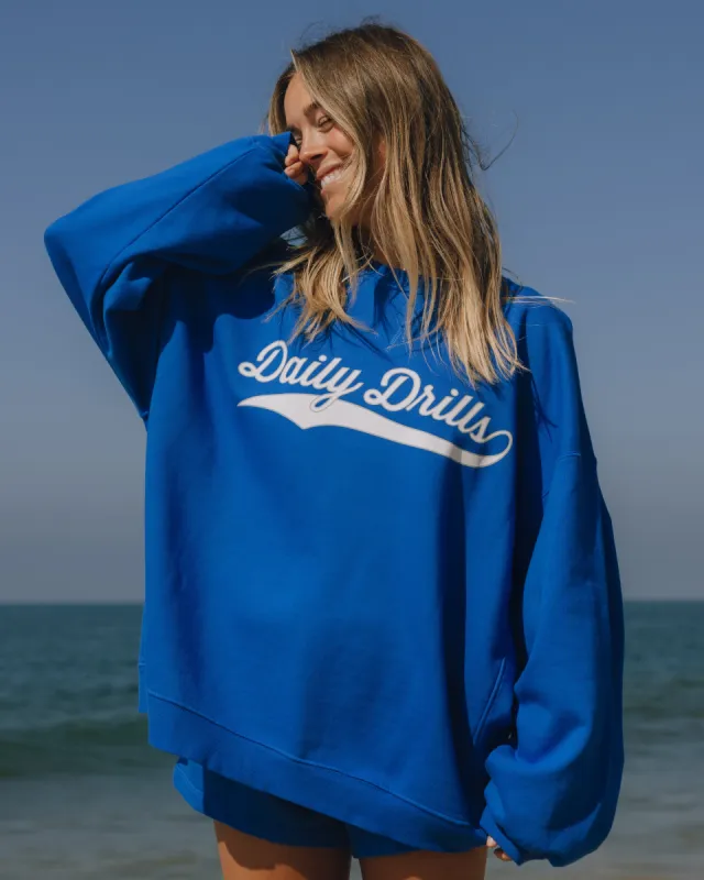 Varsity Crew - Cobalt sold by Daily Drills
