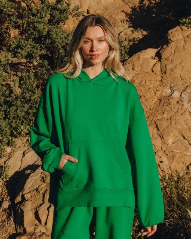 Unisex Oversized Hoodie - Kelly Green sold by Daily Drills