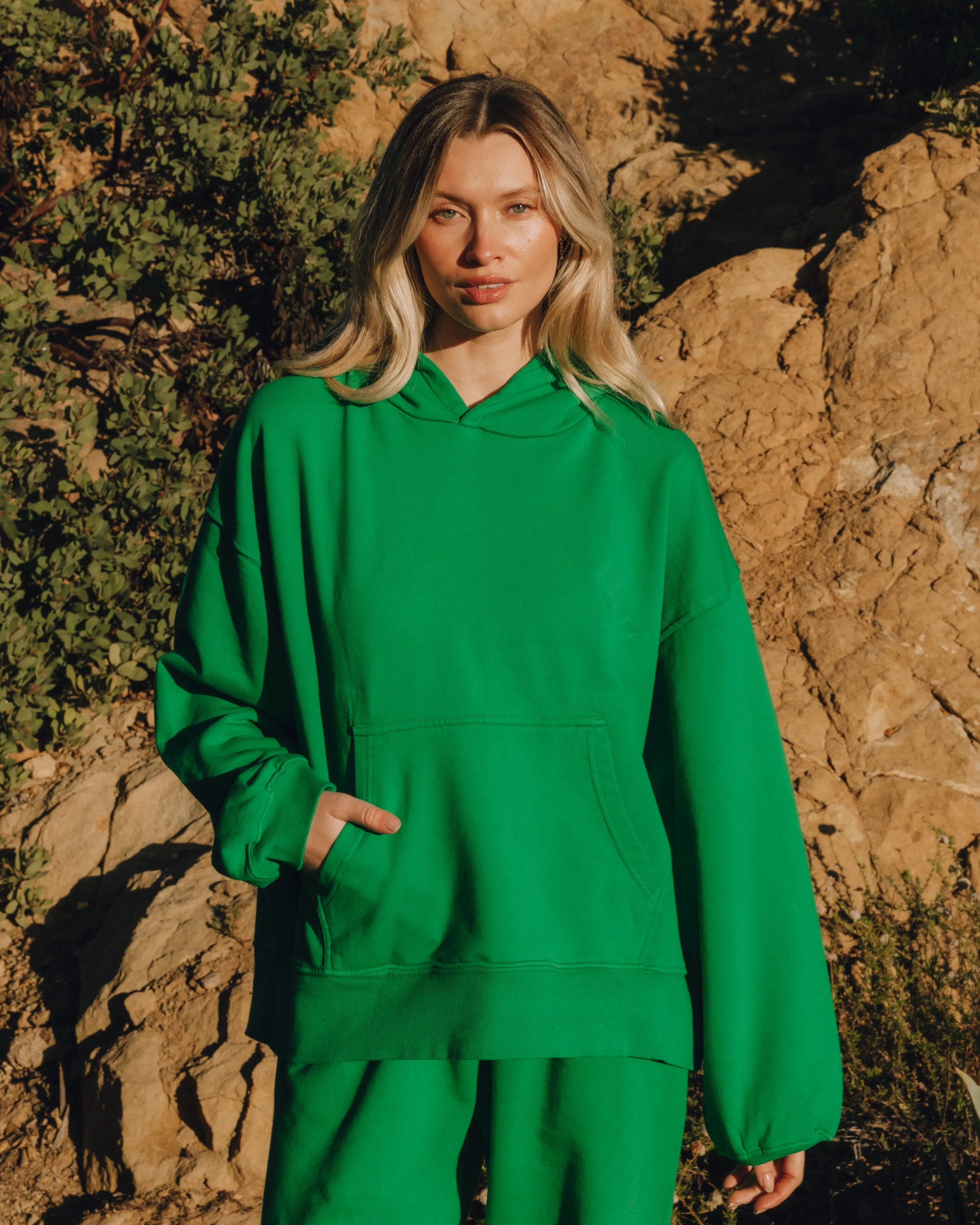 Unisex Oversized Hoodie - Kelly Green sold by Daily Drills