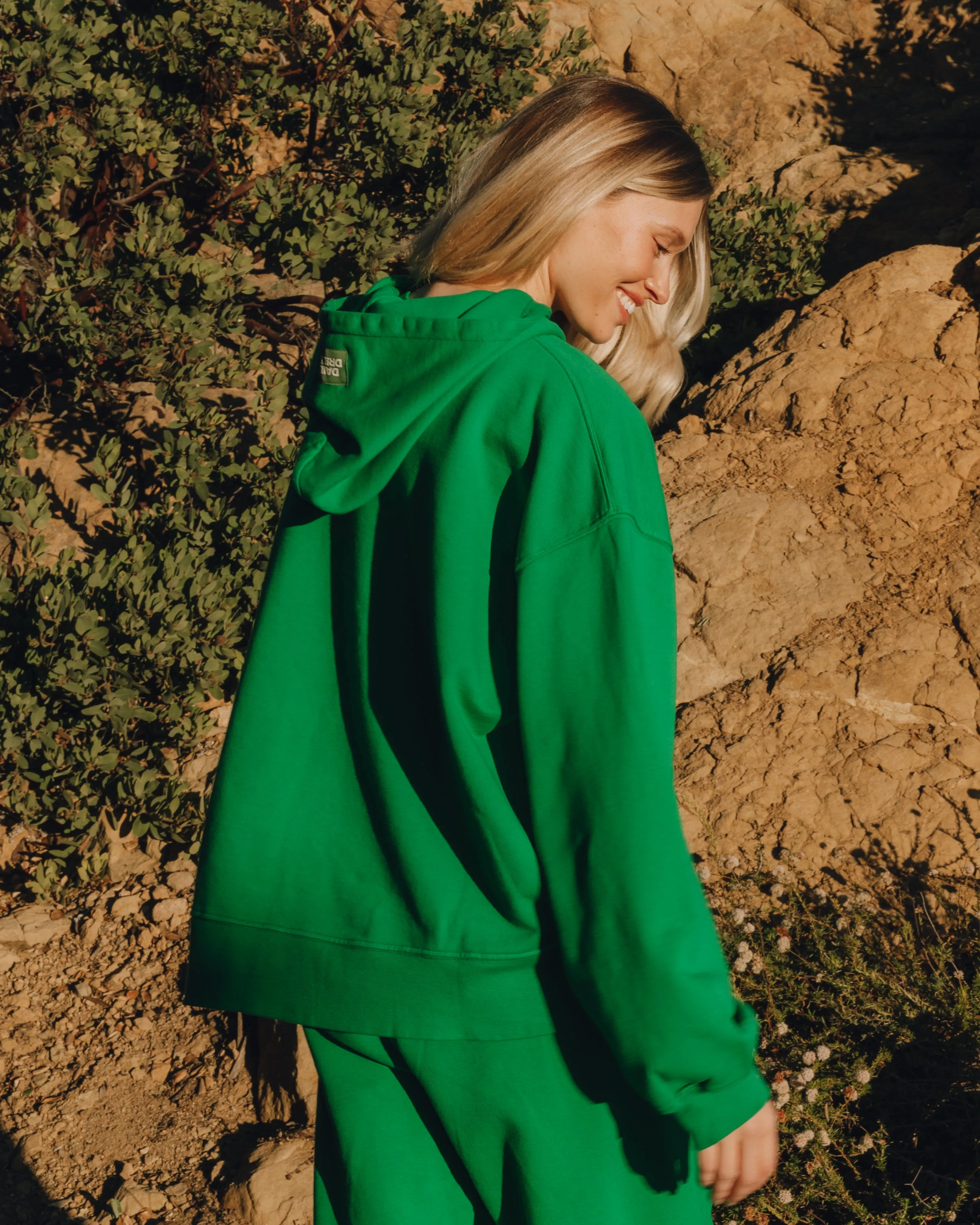 Unisex Oversized Hoodie - Kelly Green sold by Daily Drills product image thumbnail 2