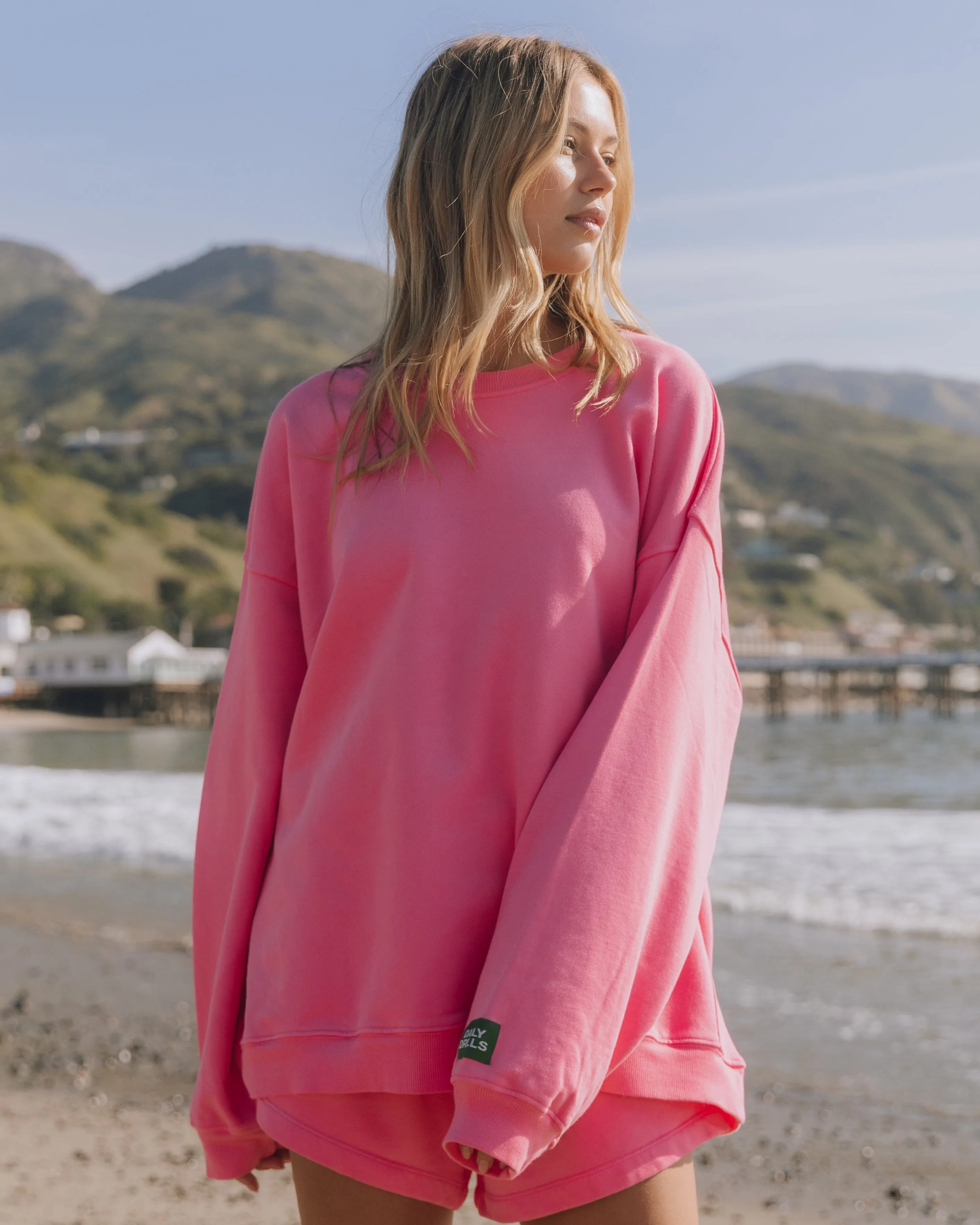 Unisex Oversized Crew - Cheeks sold by Daily Drills