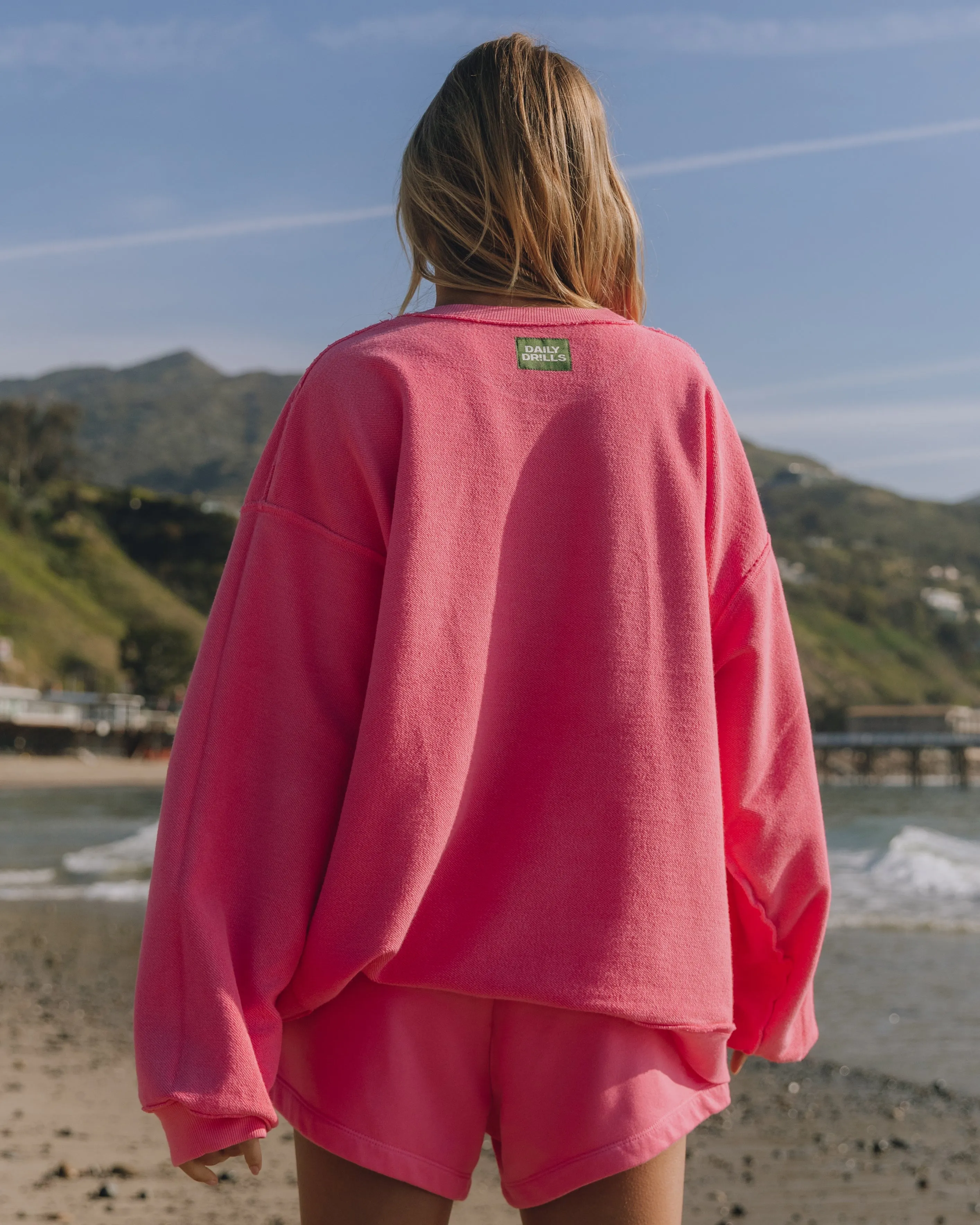 Unisex Oversized Crew - Cheeks sold by Daily Drills product image thumbnail 3