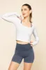 Your Favorite Long Sleeve Reversible Top - White sold by POPFLEX