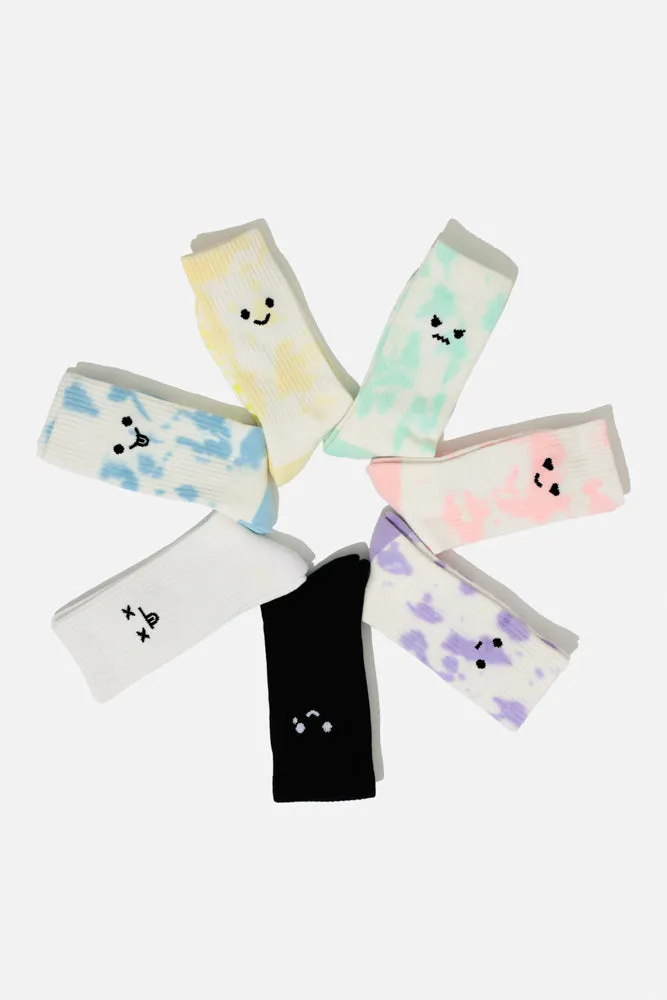 Dead Face Mid-Calf Gym Socks - White sold by POPFLEX product image thumbnail 5