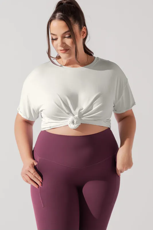 The Perfect Tee - Cream sold by POPFLEX