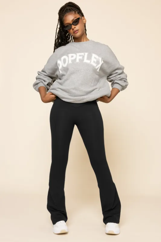 POPFLEX® Cloud Crewneck Sweater - Heather Grey sold by POPFLEX