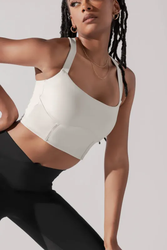 Daphne Corset Crop Top - Light Sand sold by POPFLEX