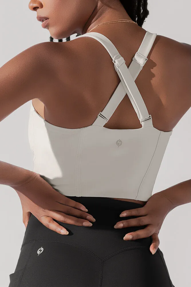 Daphne Corset Crop Top - Light Sand sold by POPFLEX product image thumbnail 5