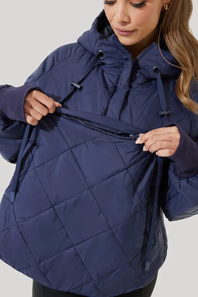 Pillow Packable Puffer Jacket - Peacoat Navy sold by POPFLEX product image thumbnail 4