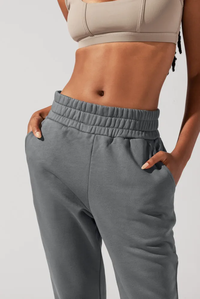 Cloud Rollover Sweatpant - Smoke sold by POPFLEX