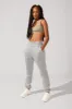 Cloud Rollover Sweatpant - Heather Grey sold by POPFLEX