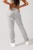 Cloud Rollover Sweatpant - Heather Grey sold by POPFLEX