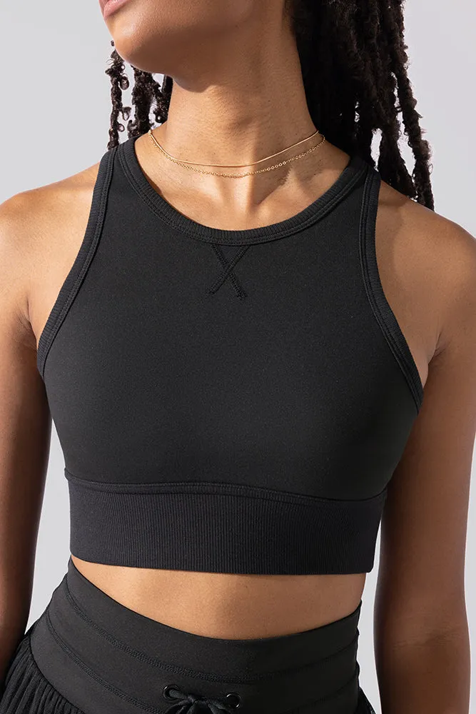 Sweat Sesh Crop Top - Black sold by POPFLEX product image thumbnail 2