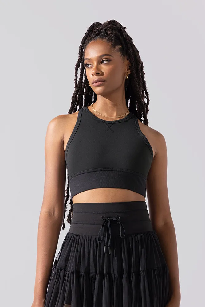 Sweat Sesh Crop Top - Black sold by POPFLEX product image thumbnail 4