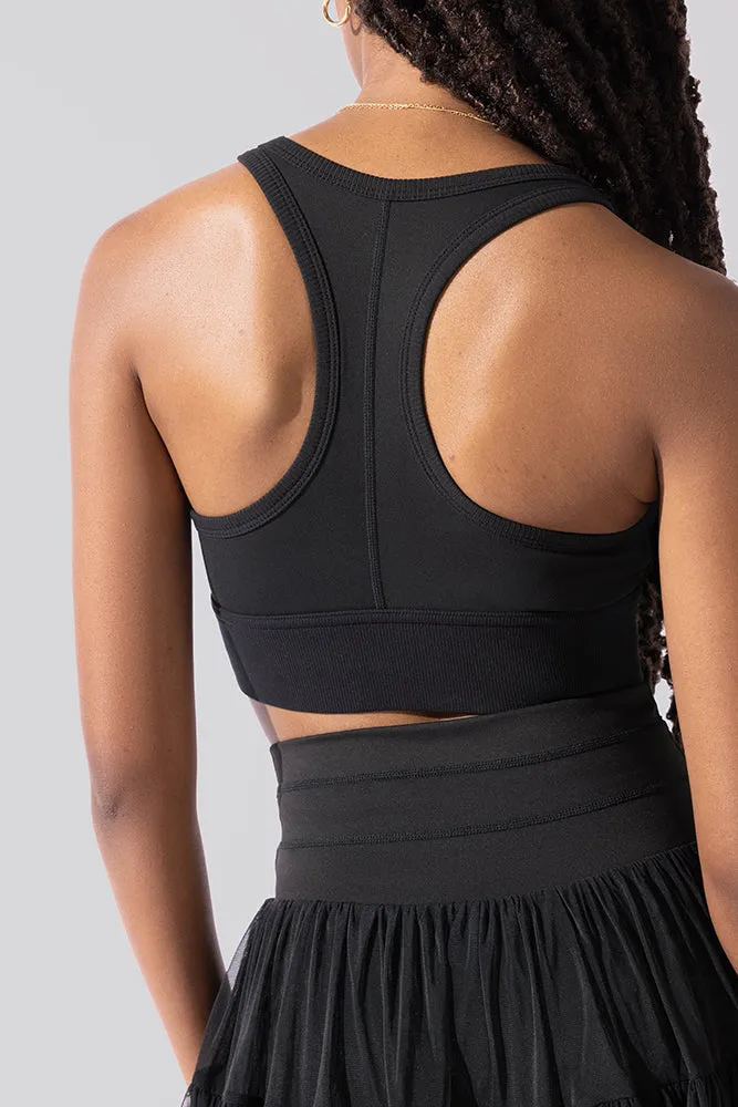 Sweat Sesh Crop Top - Black sold by POPFLEX product image thumbnail 5