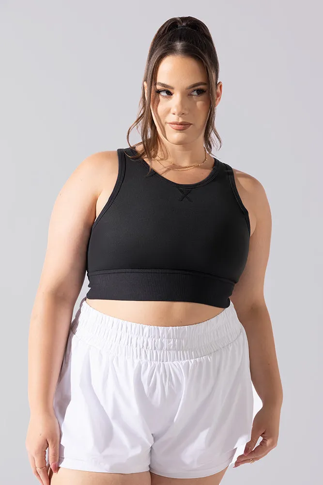 Sweat Sesh Crop Top - Black sold by POPFLEX product image thumbnail 3