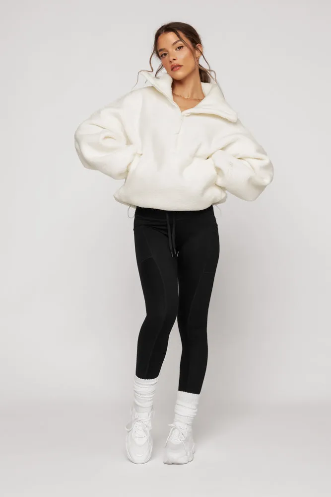 Big Hug Fleece Half Zip Sweater - Ice Cream sold by POPFLEX product image thumbnail 5