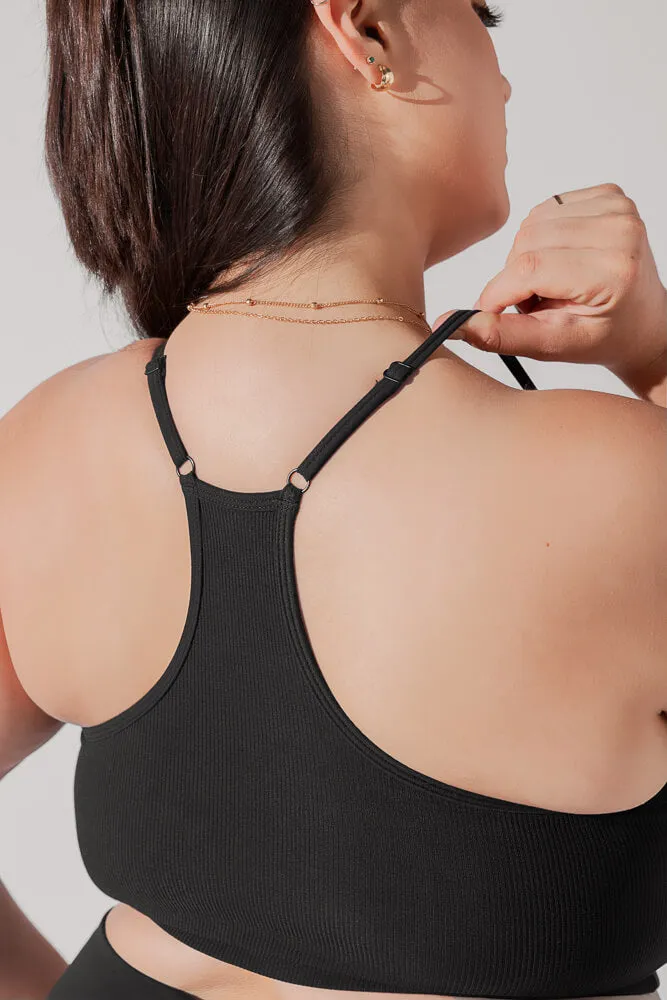 Plié Corset Crop Bralette - Black sold by POPFLEX product image thumbnail 2