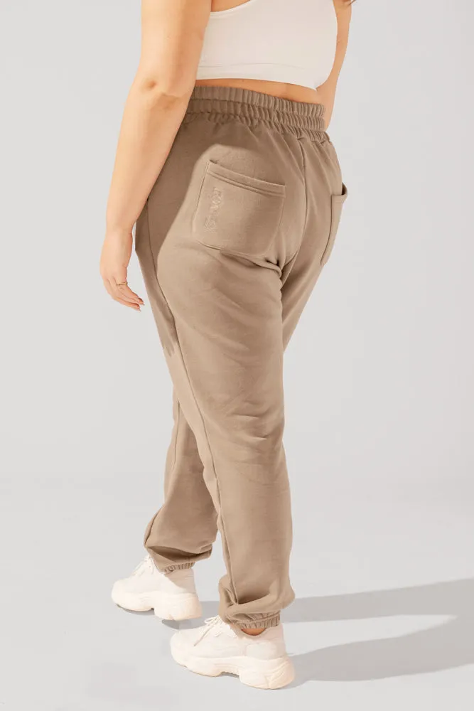 Cloud Rollover Sweatpant - Milk Tea sold by POPFLEX product image thumbnail 5