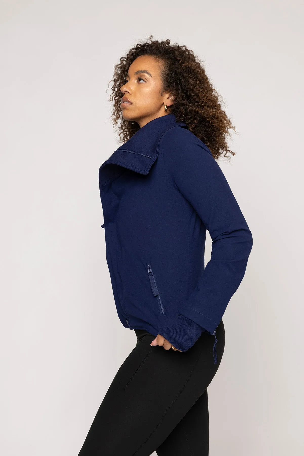 Heart Racer Moto Jacket - True Blue sold by POPFLEX product image thumbnail 2