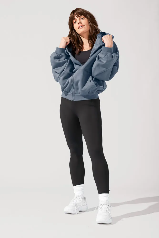 Zip Cloud Hoodie - Denim Blue sold by POPFLEX product image thumbnail 4