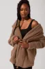 Faux Sherpa Cocoon Coat - Teddy Bear Brown sold by POPFLEX