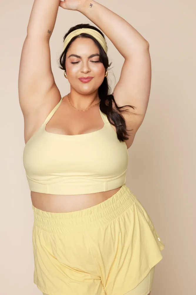 Daphne Corset Crop Top - Buttercream sold by POPFLEX