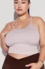 What's the Scoop Seamless Crop Tank - Smoky Lilac sold by POPFLEX