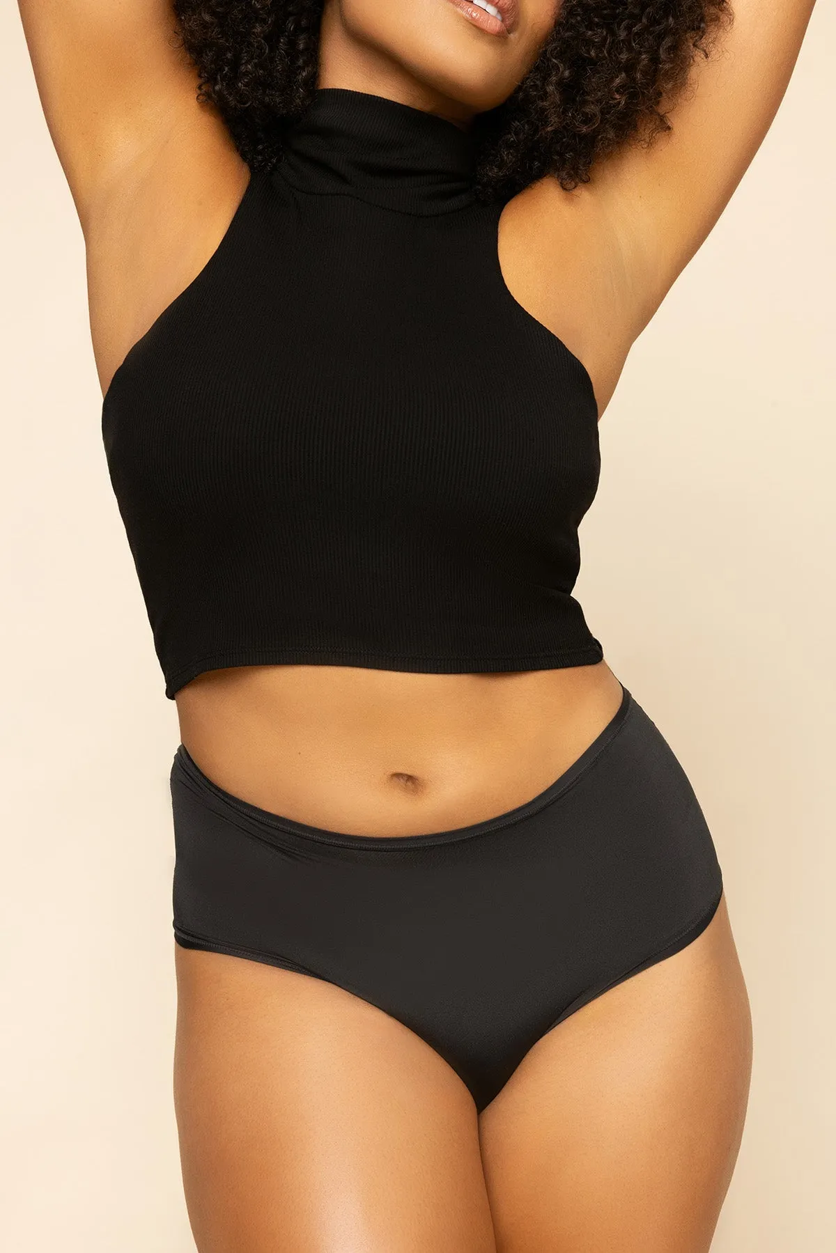 Next to Nothing Higher Rise Cheeky Panty - Black sold by POPFLEX product image thumbnail 4