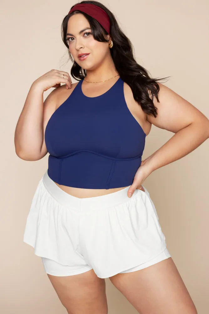 Cleo Corset Crop Bralette - Sapphire sold by POPFLEX product image thumbnail 2