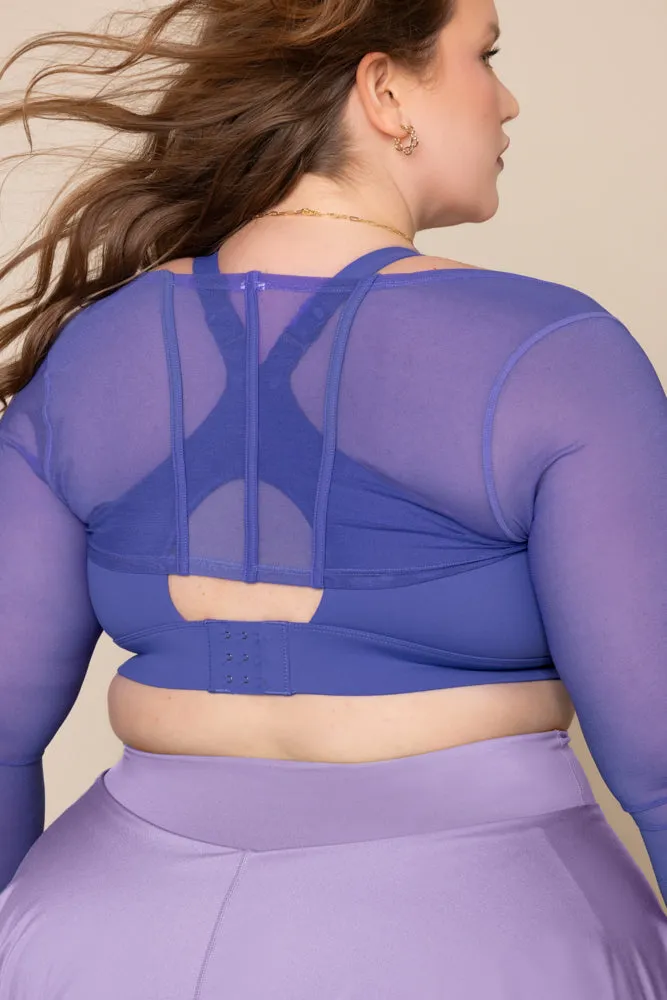 Mesh Corset Shrug - Iris sold by POPFLEX product image thumbnail 2