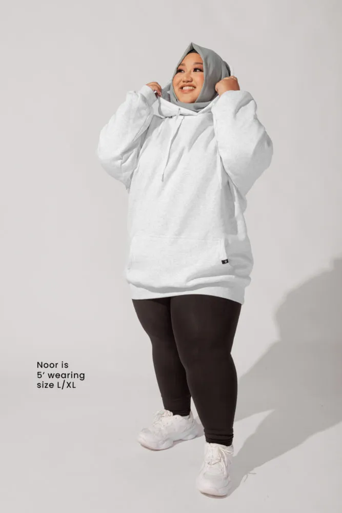 Long Cloud Hoodie - Light Heather Grey sold by POPFLEX product image thumbnail 4