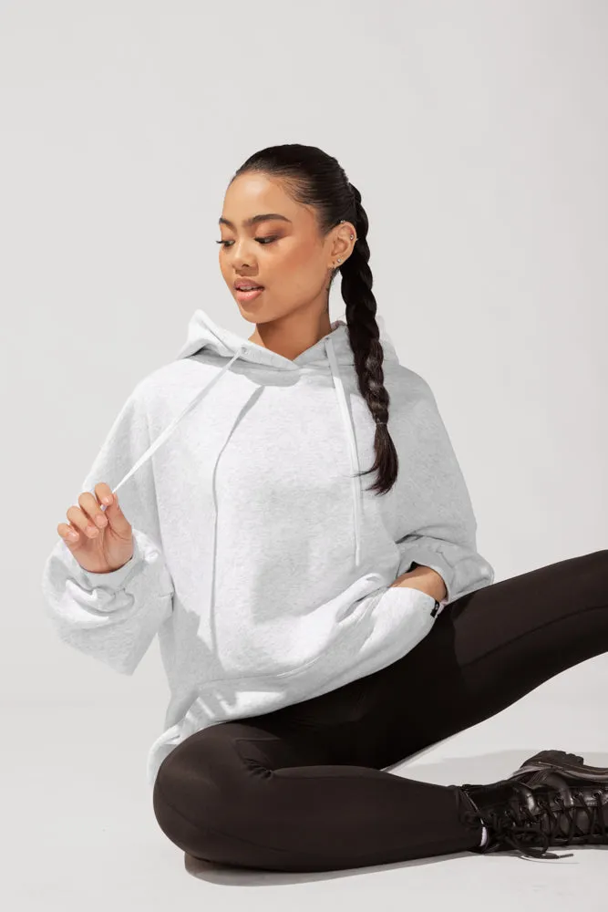Long Cloud Hoodie - Light Heather Grey sold by POPFLEX product image thumbnail 5