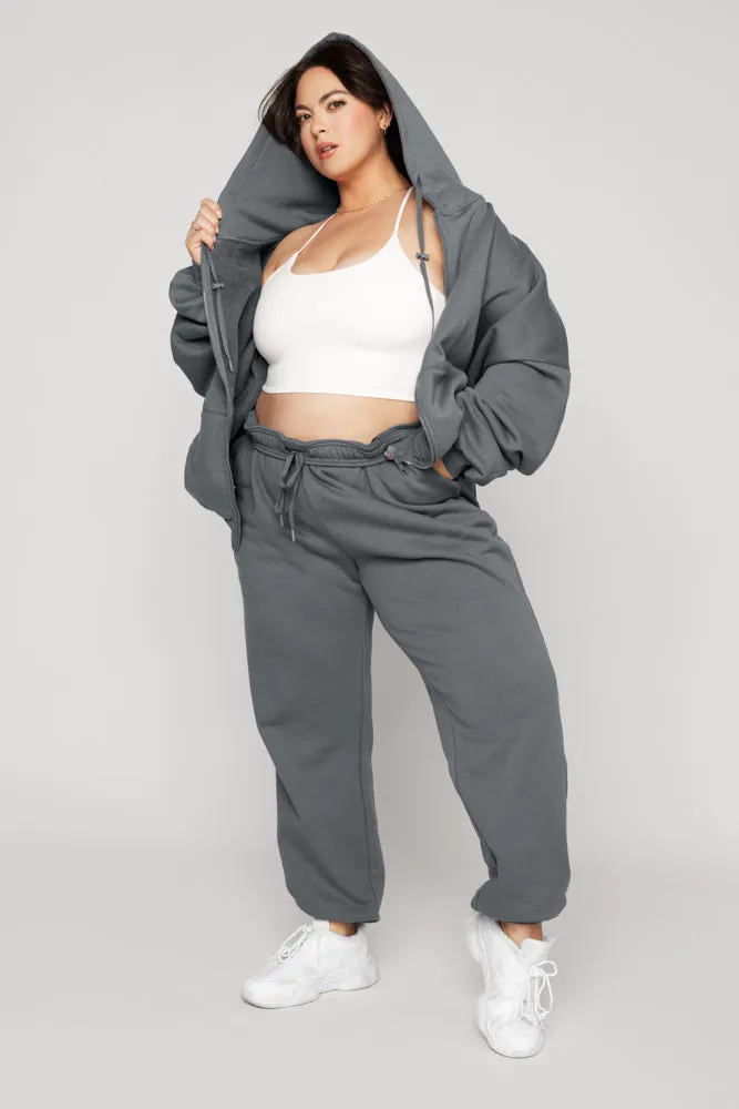 Zip Cloud Hoodie - Smoke sold by POPFLEX product image thumbnail 3