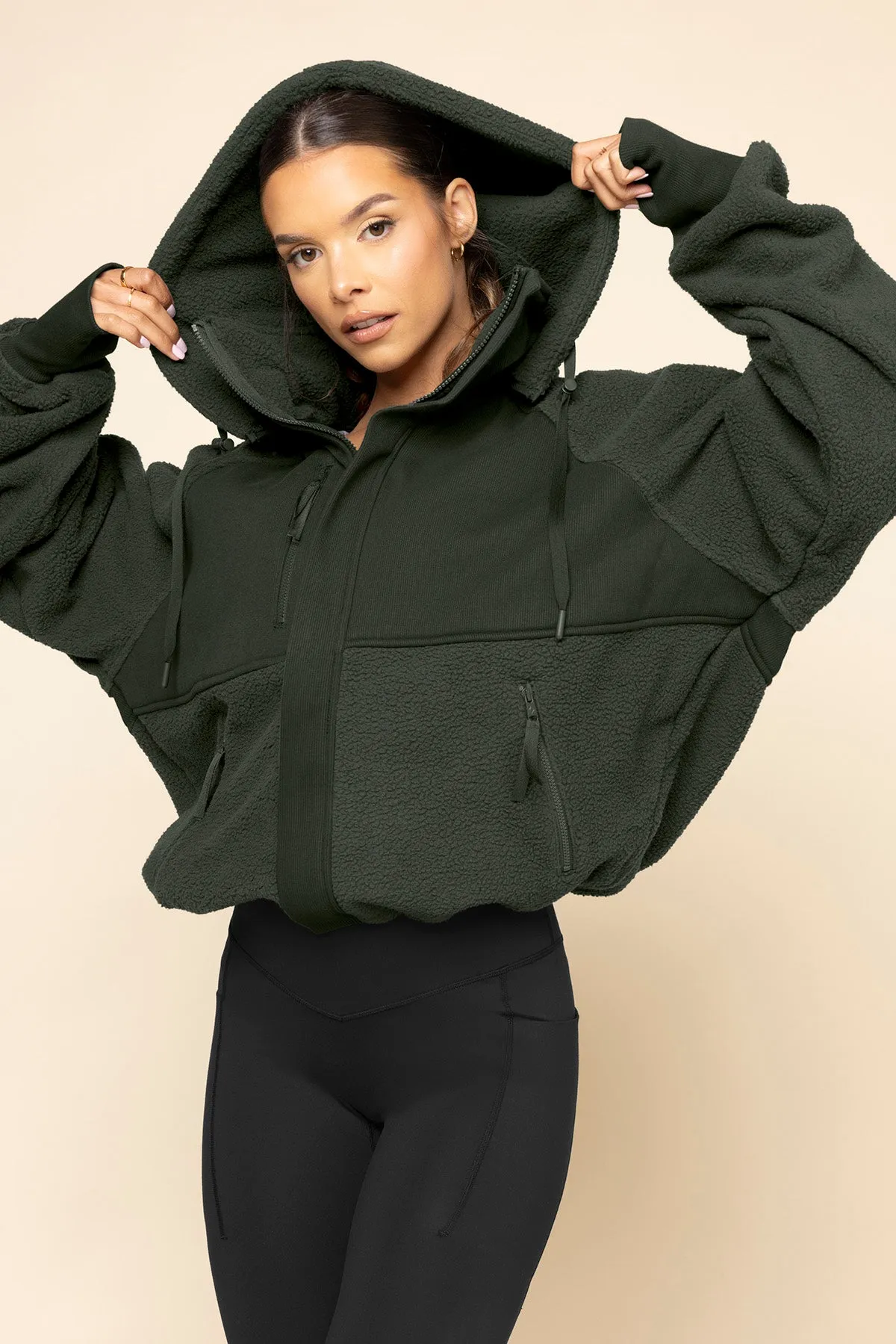 Find Your Inner Fleece Jacket - Forestwood sold by POPFLEX